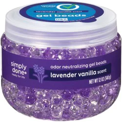 Simply Done Lavender Vanilla Scent Odor Neutralizing Gel Beads