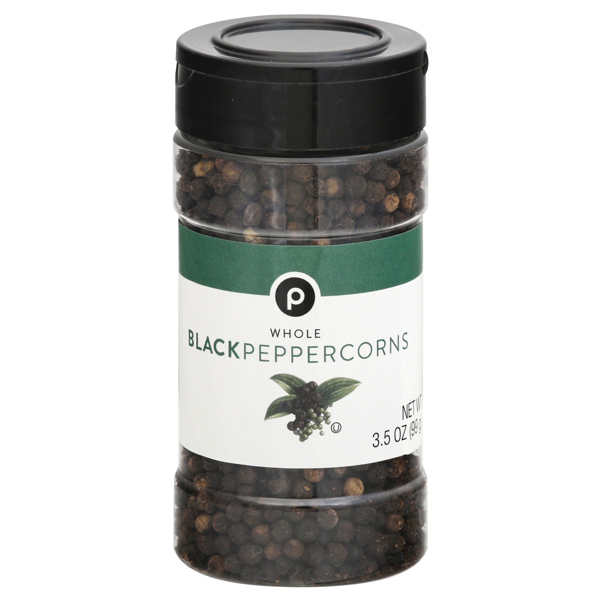 slide 1 of 1, Publix Whole Black Peppercorns, 3.5 oz