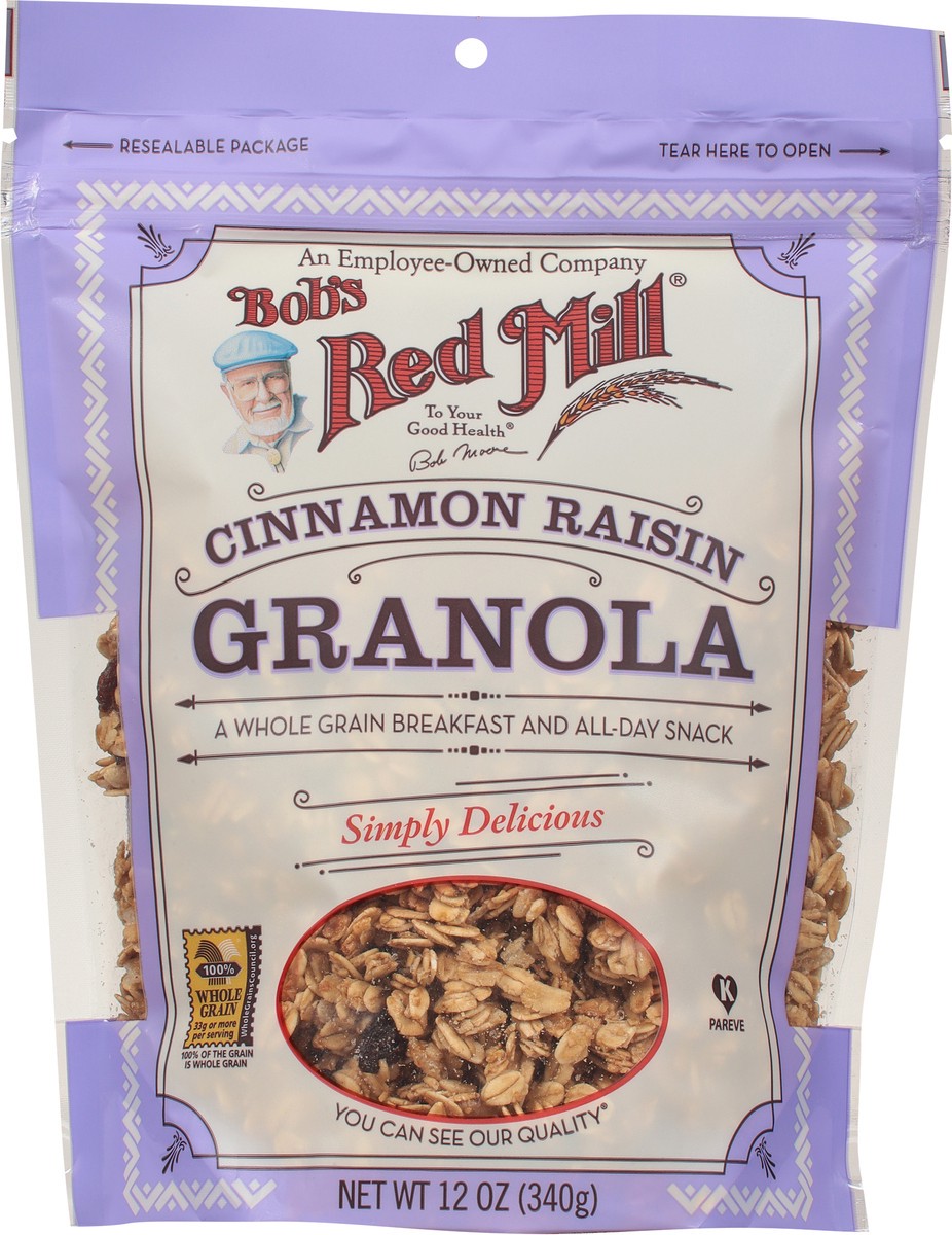 slide 9 of 11, Bob's Red Mill Cinnamon Raisin Granola, 12 oz