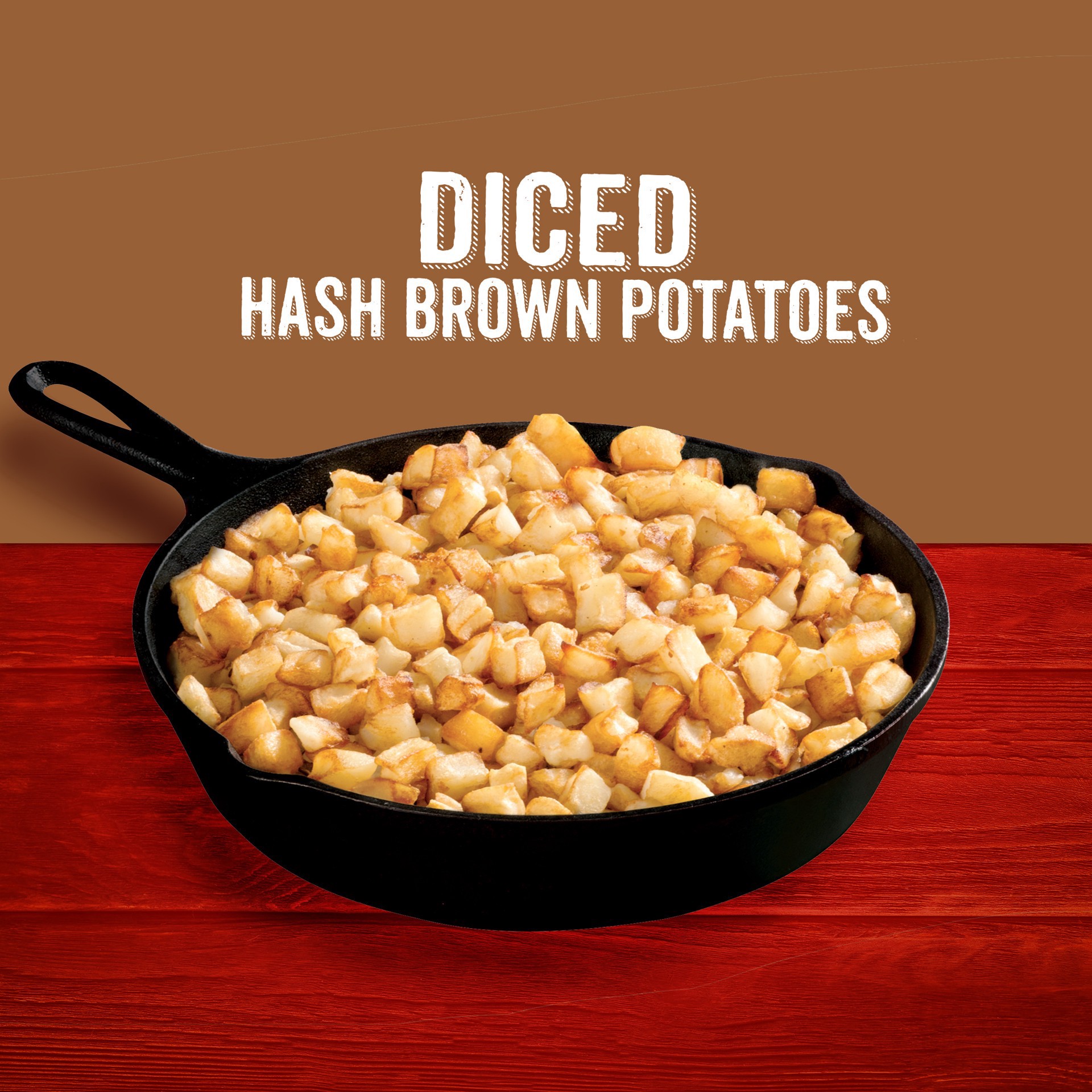 slide 9 of 10, Ore-Ida Diced Hash Brown Frozen Potatoes, 32 oz Bag, 32 oz