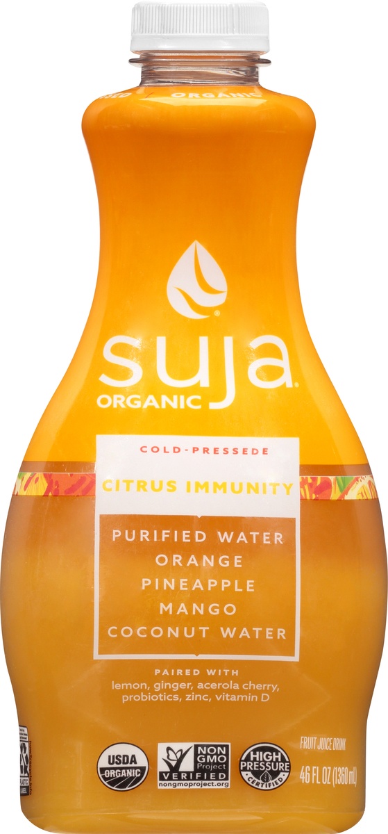 Suja Organic ColdPressed Citrus Immunity 46 fl oz Shipt