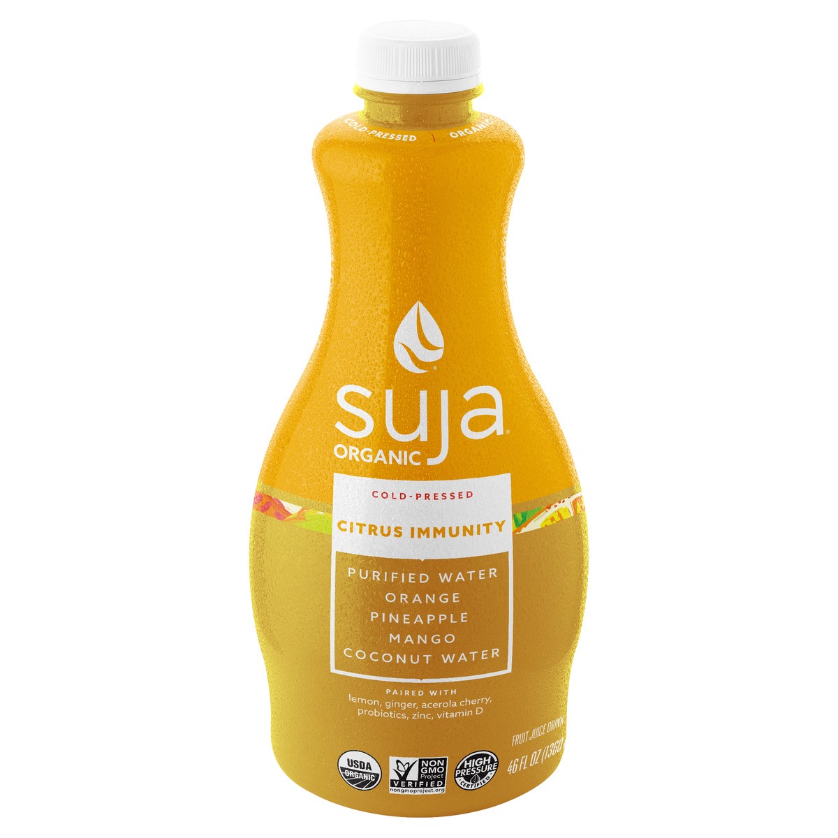 slide 11 of 11, Suja Juice Co Suja Organic Cold-Pressed Citrus Immunity, 46 oz., 46 oz