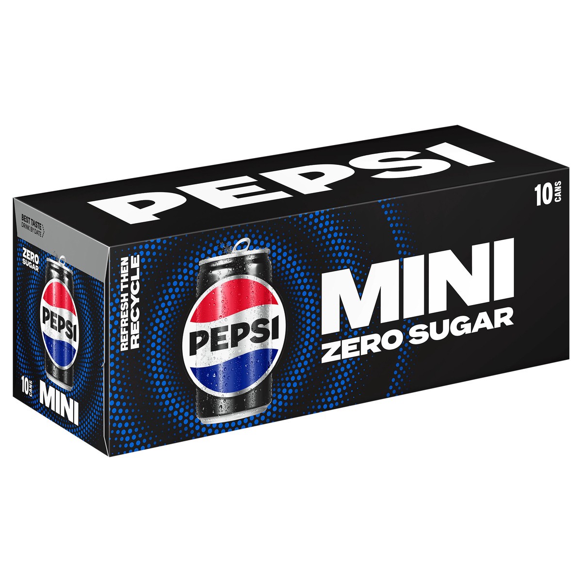 slide 2 of 6, Pepsi Zero Sugar Mini Soda - 10 ct, 10 ct