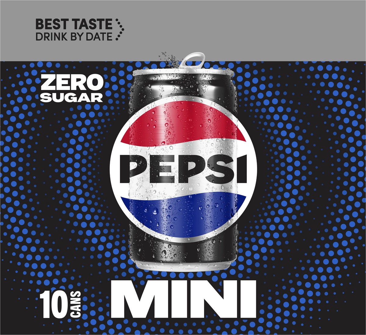 slide 4 of 6, Pepsi Zero Sugar Mini Soda - 10 ct, 10 ct