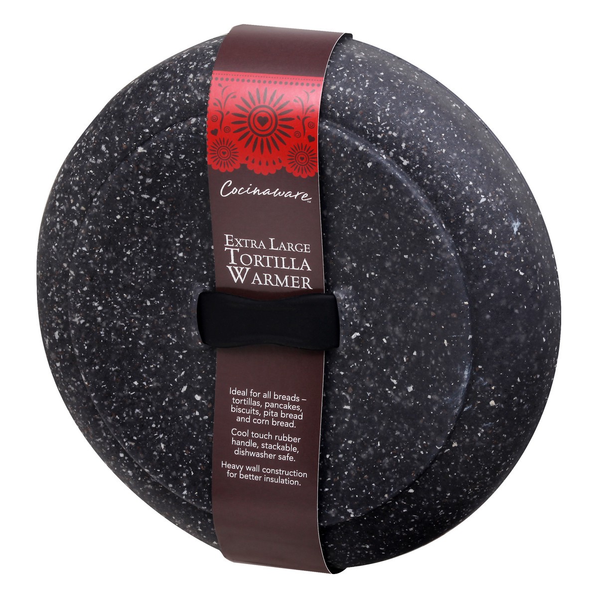 slide 7 of 9, Cocinaware Granite Style Tortilla Warmer, XL