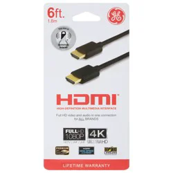 GE 6 Ft HDMI 1 Each
