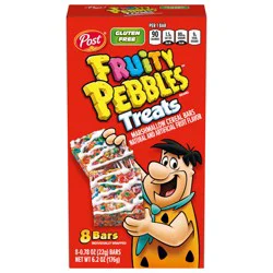 Post Fruity PEBBLES Treats, 8 CT Box