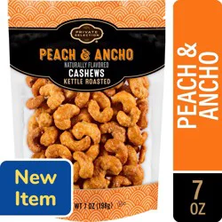 Private Selection Peach and Ancho Flavored Kettle Roasted Cashews