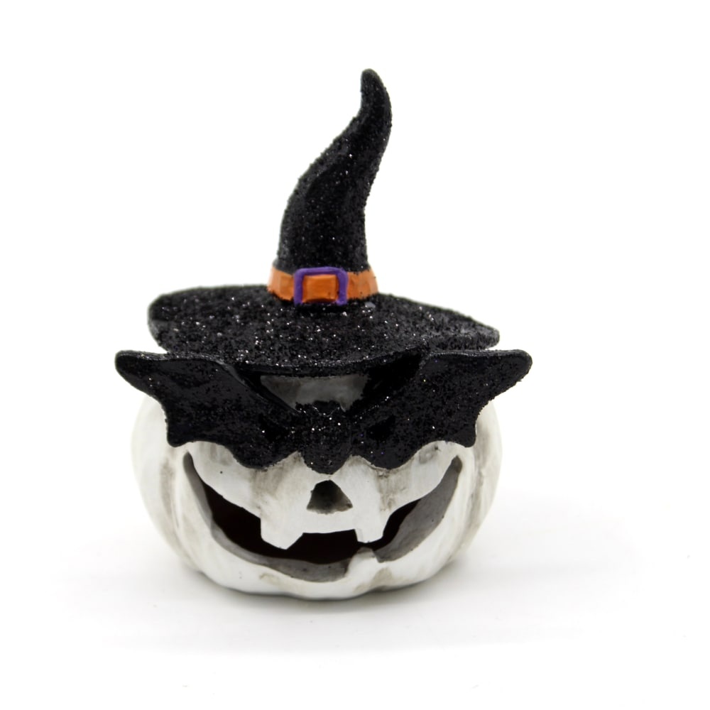 slide 1 of 1, Holiday Home Pumpkins With Witch Hats - Assorted, 4 in