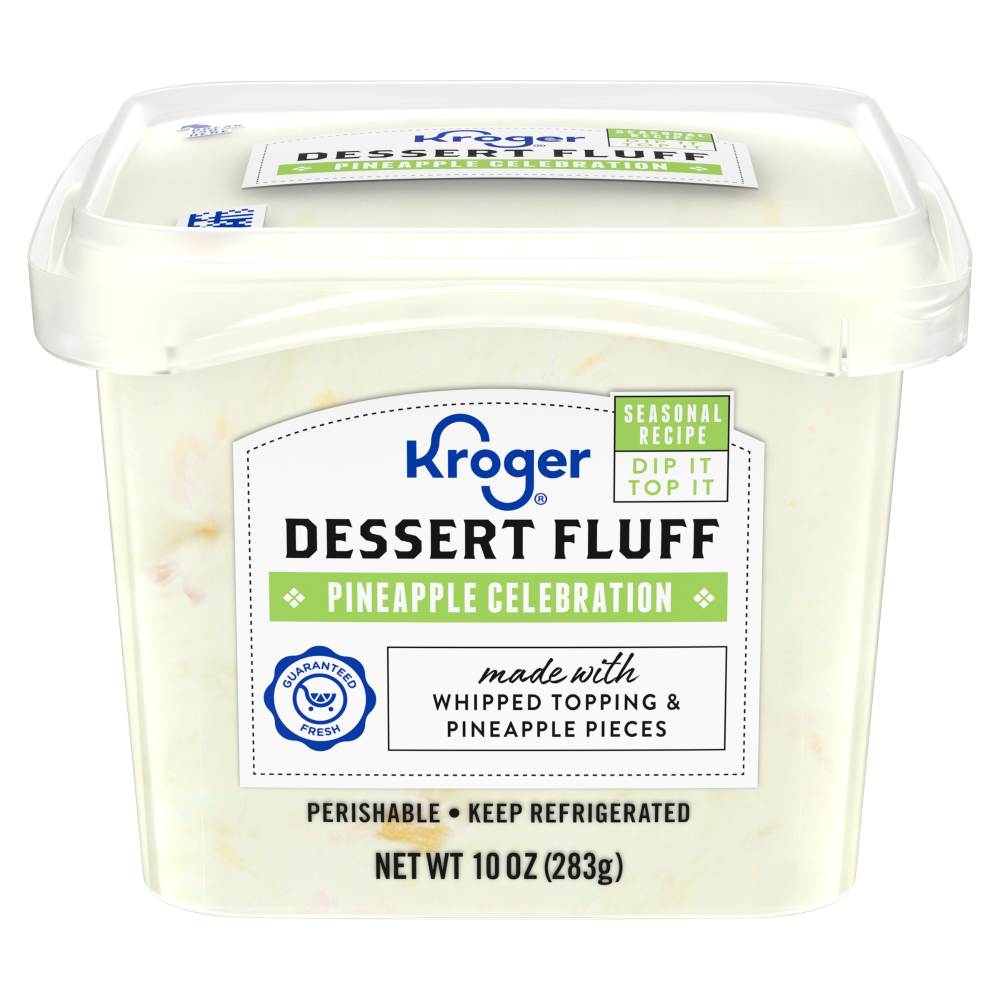 slide 1 of 1, Kroger® Pineapple Celebration Dessert Fluff, 10 oz