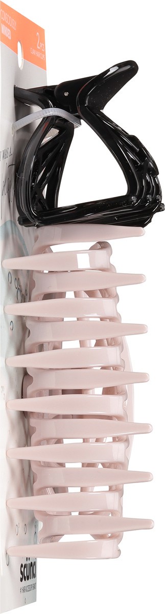 slide 7 of 9, scünci Consciously Minded Claw Hair Clips 2 ea, 2 ct