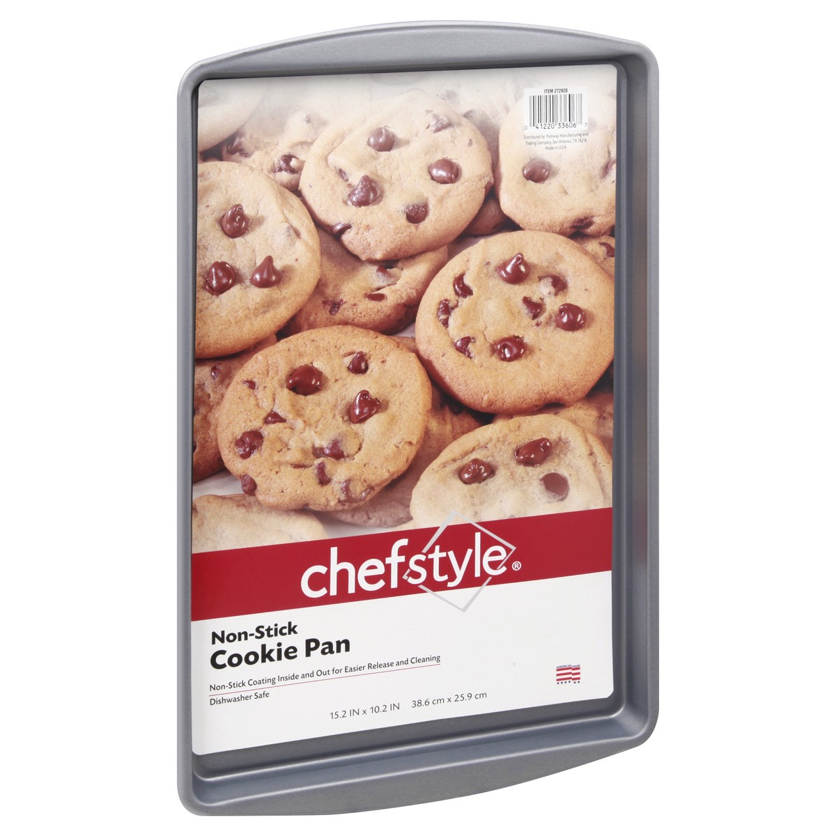 slide 2 of 8, chefstyle Nonstick Medium Cookie Pan, 1 ct