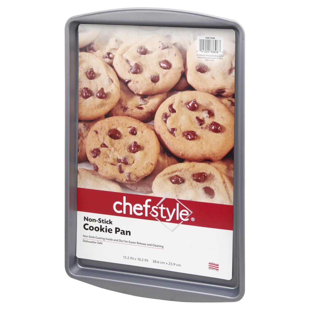 slide 3 of 8, chefstyle Nonstick Medium Cookie Pan, 1 ct