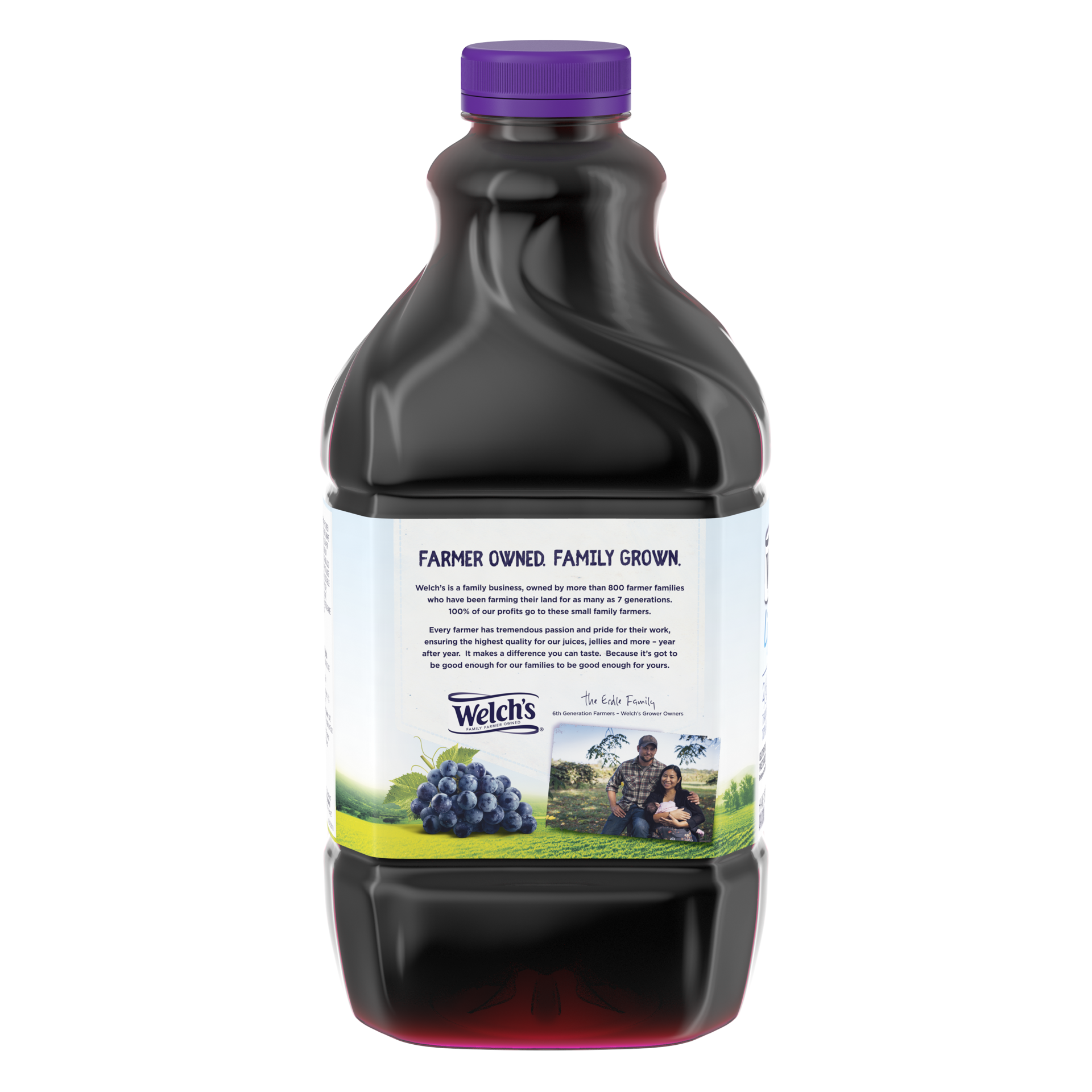 slide 2 of 4, Welch's Light Concord Grape Juice Beverage, 64 fl oz Bottle, 64 fl oz