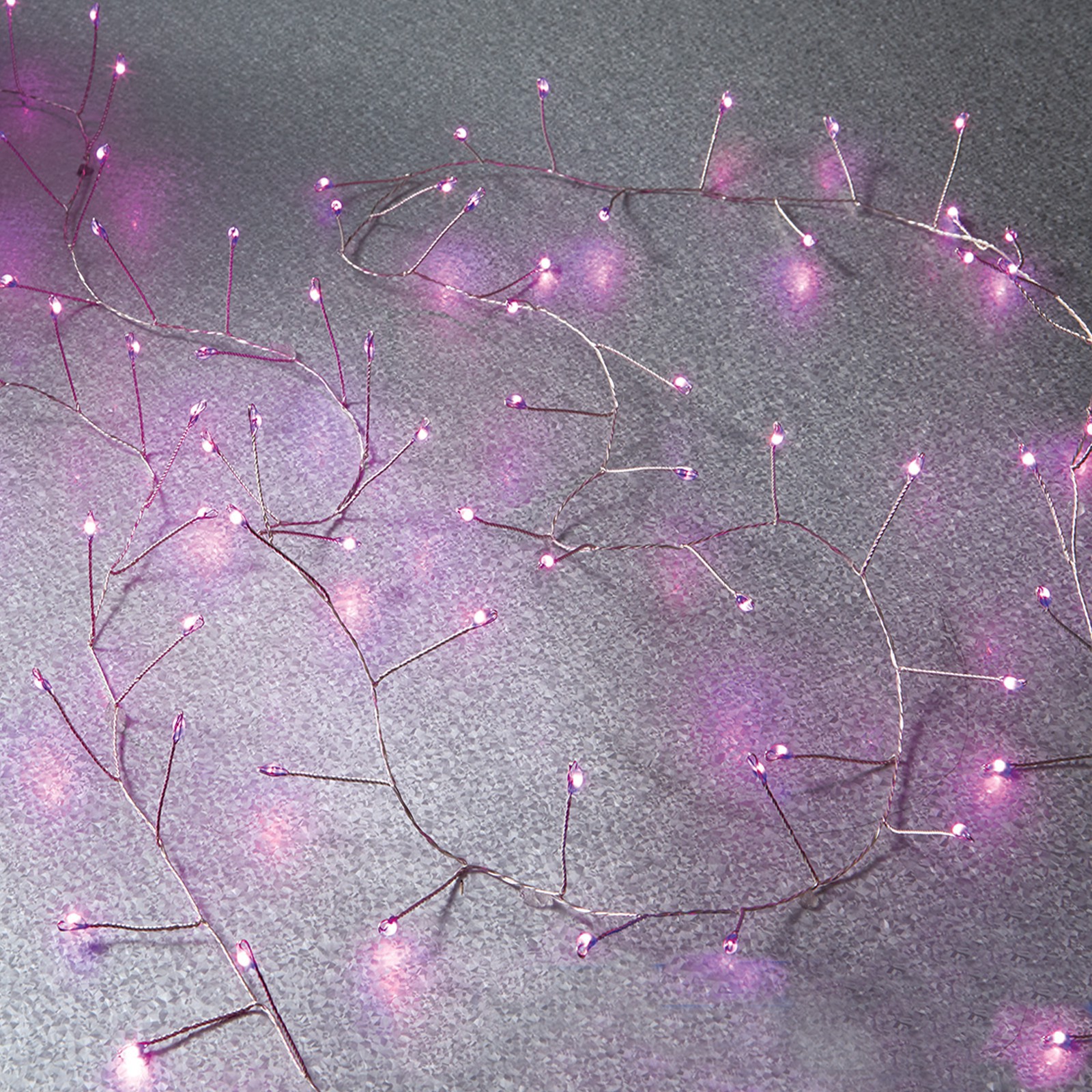 slide 4 of 4, 120ct. Purple Led String Lights Garland By Ashland, 120 ct