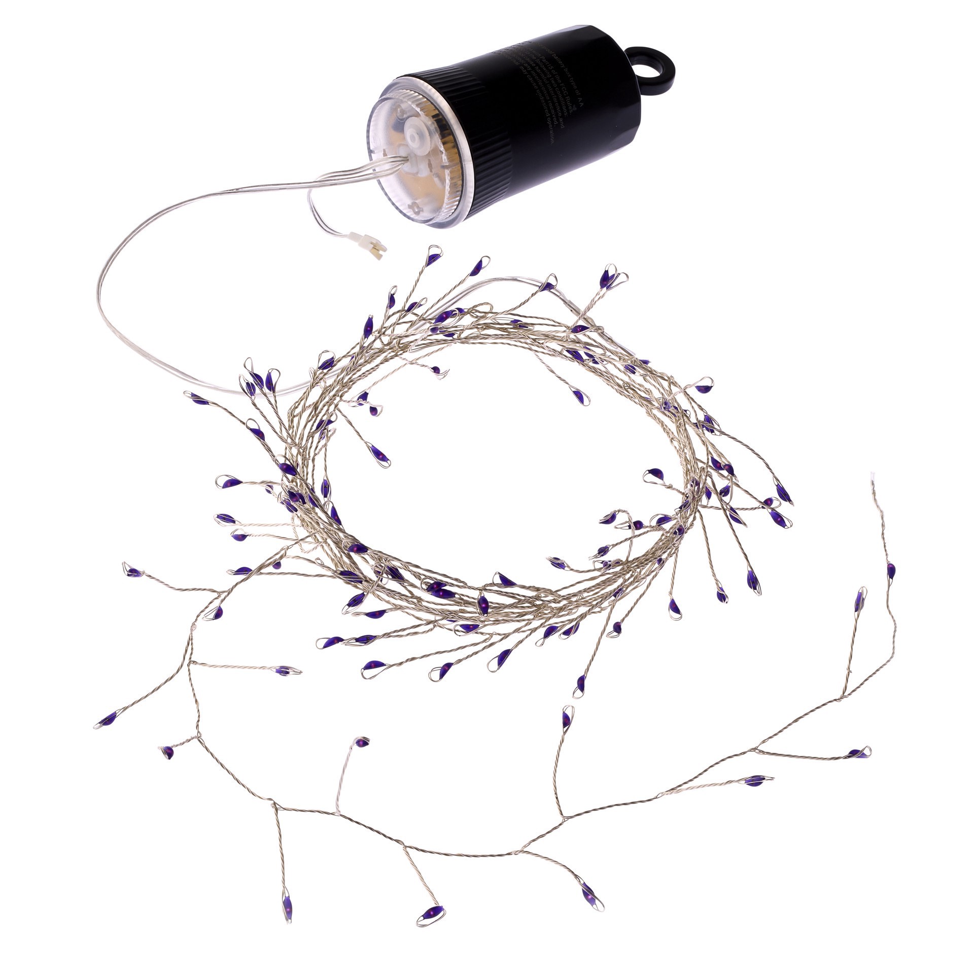 slide 2 of 4, 120ct. Purple Led String Lights Garland By Ashland, 120 ct