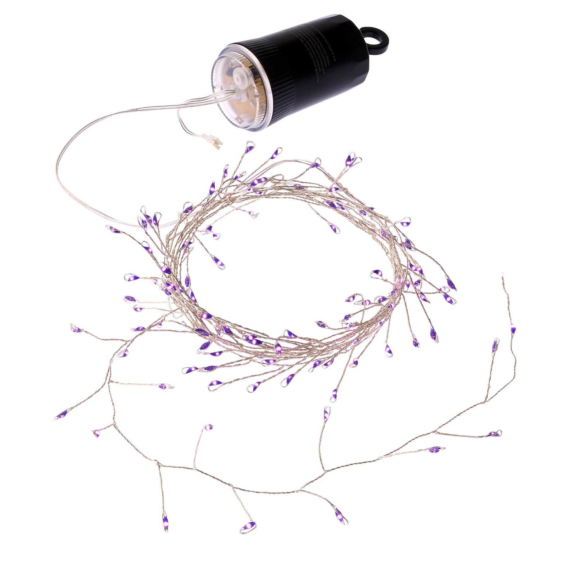 slide 3 of 4, 120ct. Purple Led String Lights Garland By Ashland, 120 ct