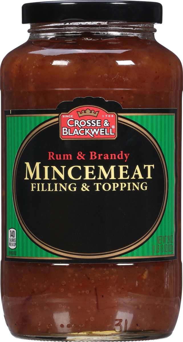 slide 3 of 9, Crosse & Blackwell Rum & Brandy Mincemeat Filling & Topping 29 oz Jar, 29 oz