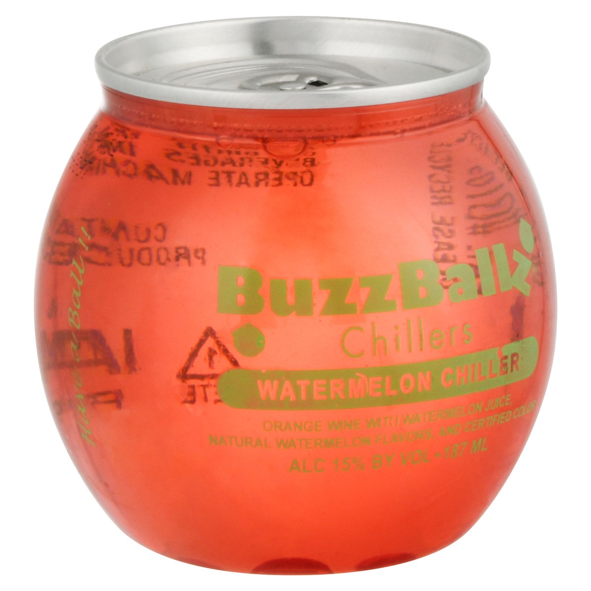 slide 4 of 9, BuzzBallz Watermelon Chillers 187 ml, 187 ml