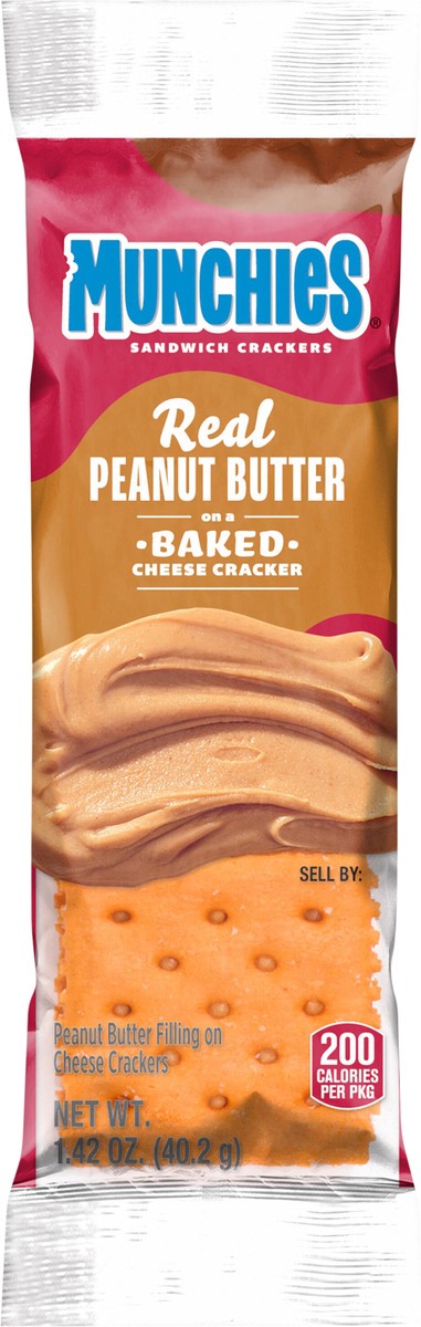 slide 3 of 3, Munchies Peanut Butter Sandwich Crackers 1 ea, 1 ct