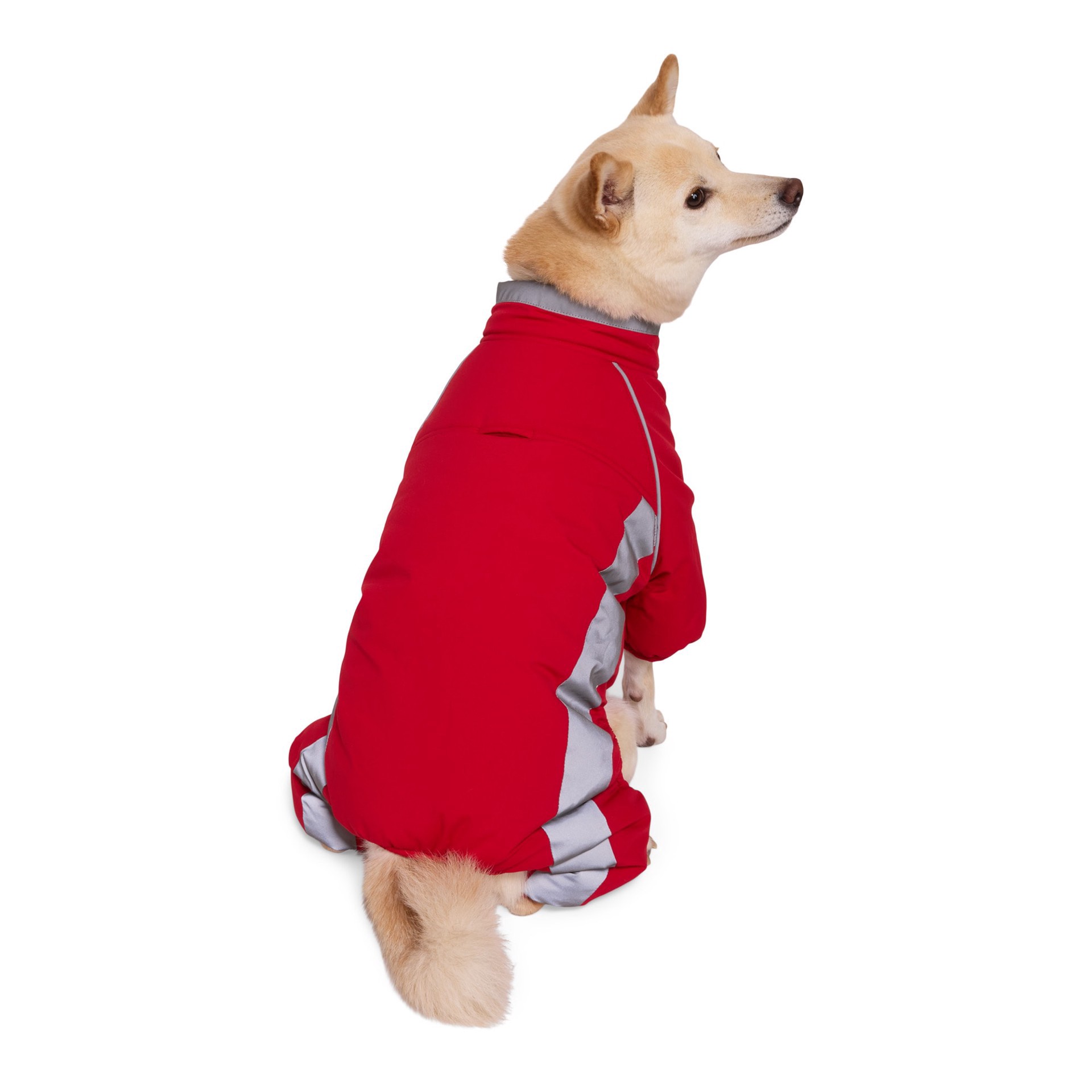 slide 1 of 1, YOULY Snowsuit for Pets, Red, Medium, 1 ct