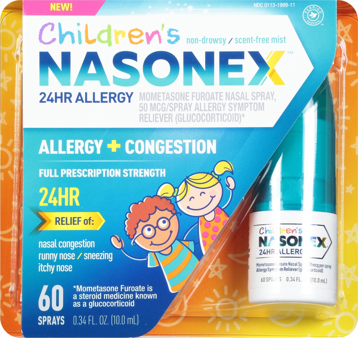 slide 6 of 9, Nasonex Children's Full Prescription Strength Allergy + Congestion 0.34 fl oz, 0.34 fl oz