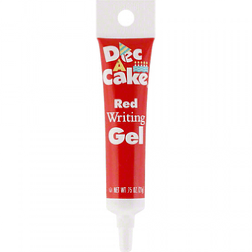 slide 1 of 1, Dec-A-Cake Writing Gel Cake Red, 0.75 oz