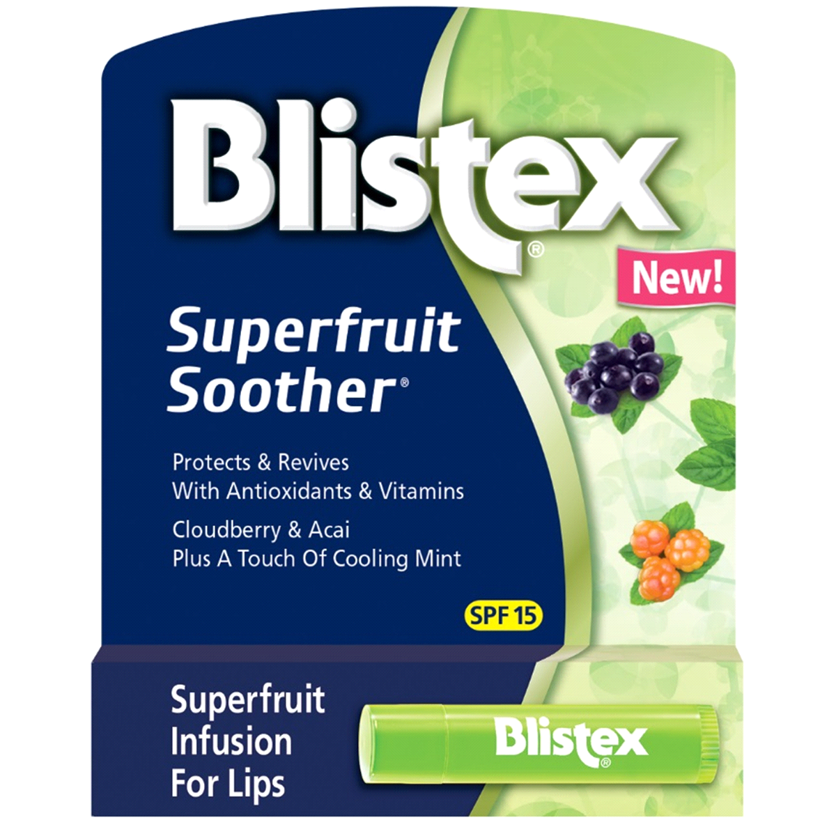 slide 2 of 2, Blistex Superfruit Lip Soother, 1 ct