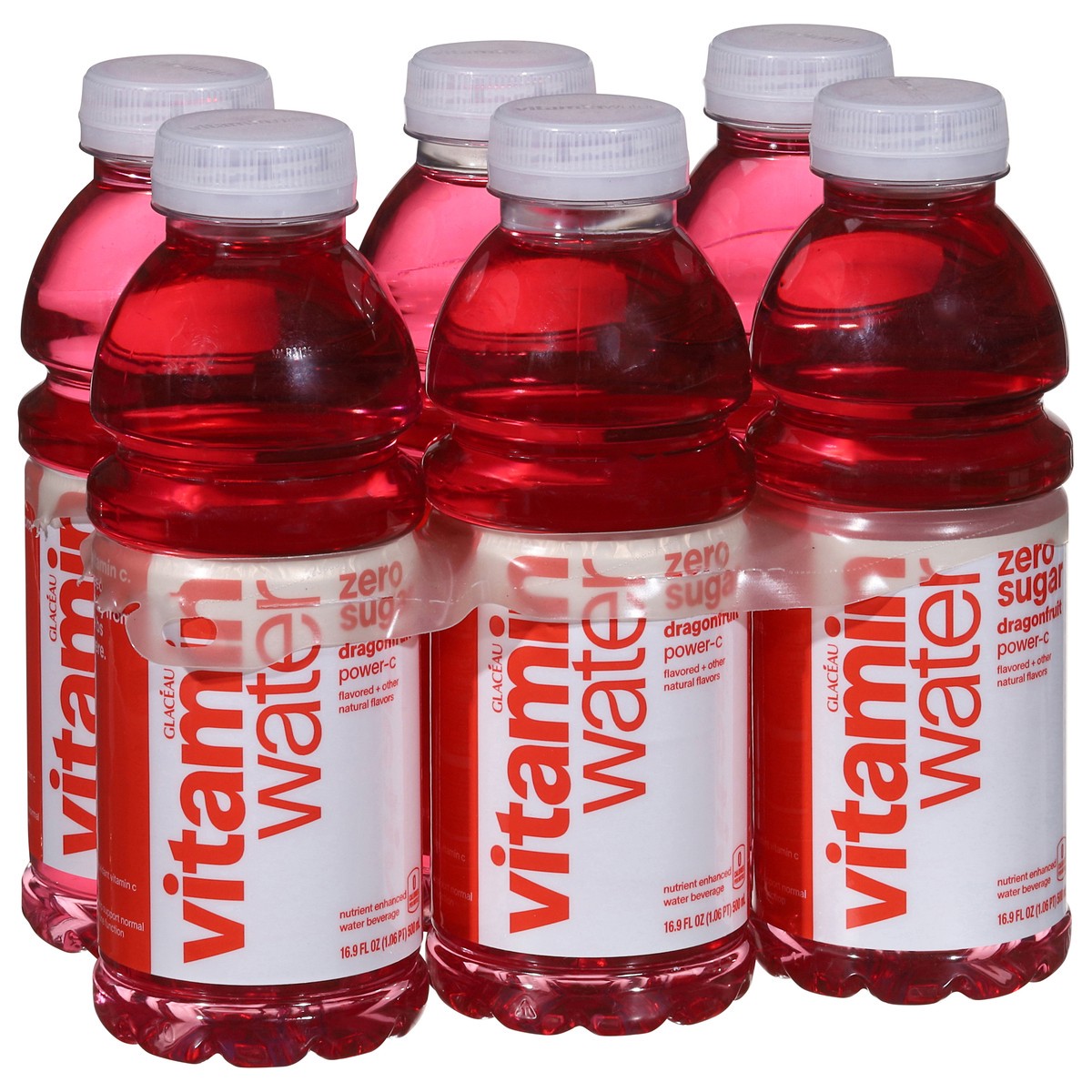 slide 5 of 14, vitaminwater zero sugar power c Bottles, 16.9 fl oz, 6 Pack, 6 ct; 16.9 fl oz