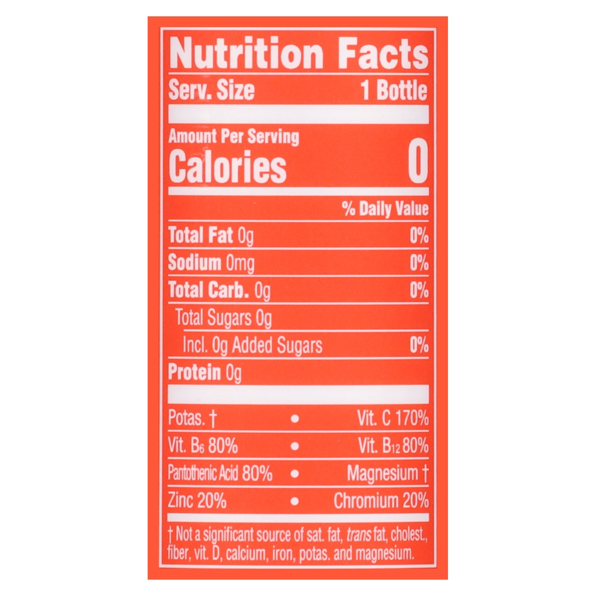 slide 7 of 14, vitaminwater zero sugar power c Bottles, 16.9 fl oz, 6 Pack, 6 ct; 16.9 fl oz