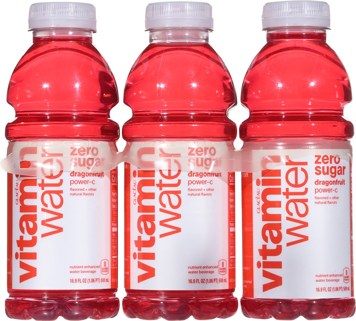 slide 6 of 14, vitaminwater zero sugar power c Bottles, 16.9 fl oz, 6 Pack, 6 ct; 16.9 fl oz