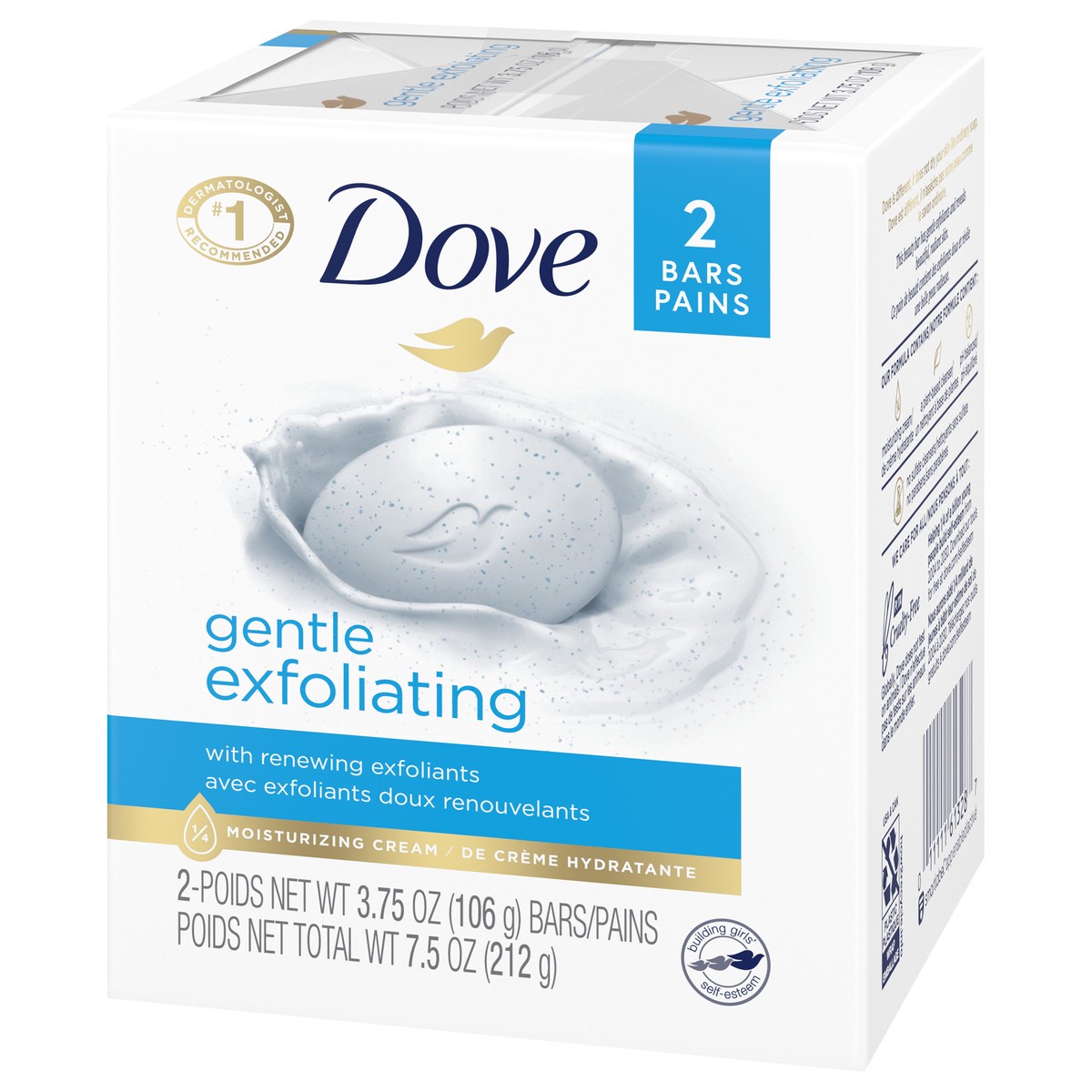 slide 6 of 6, Dove Exfoliating Bar Soap, 1 ct