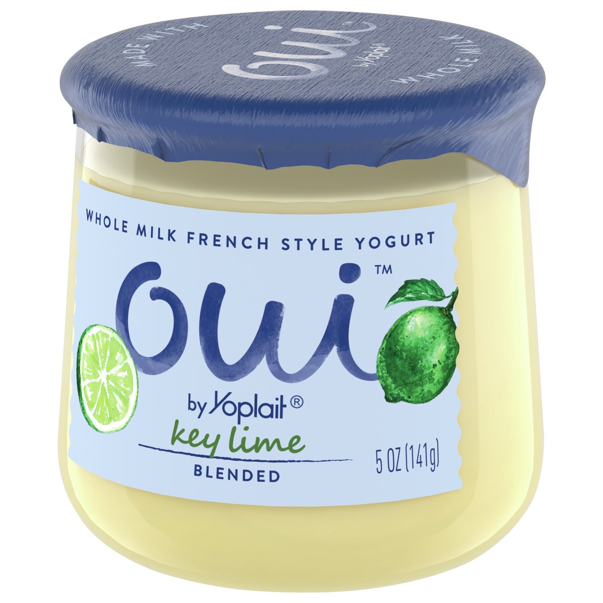 slide 3 of 9, Oui by Yoplait French Style Key Lime Whole Milk Yogurt, 5 OZ Jar, 5 oz