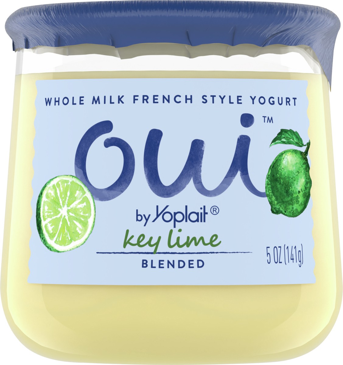 slide 8 of 9, Oui by Yoplait French Style Key Lime Whole Milk Yogurt, 5 OZ Jar, 5 oz