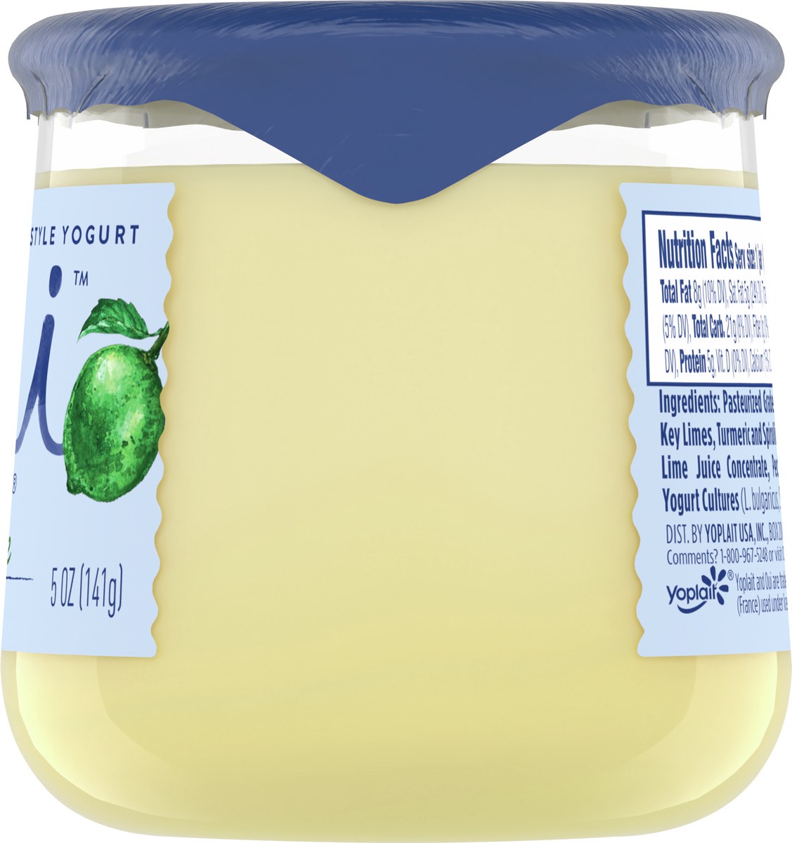 slide 4 of 9, Oui by Yoplait French Style Key Lime Whole Milk Yogurt, 5 OZ Jar, 5 oz