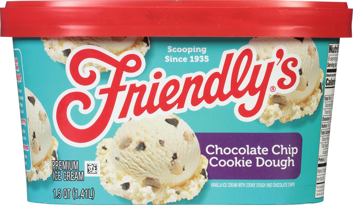 slide 5 of 9, Friendly's Chocolate Cookie Dough Ice Cream, 48 oz