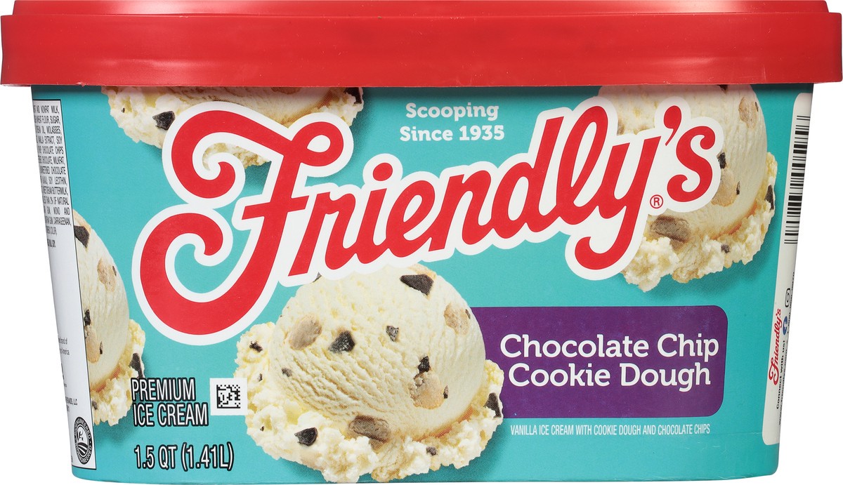 slide 6 of 9, Friendly's Chocolate Cookie Dough Ice Cream, 48 oz