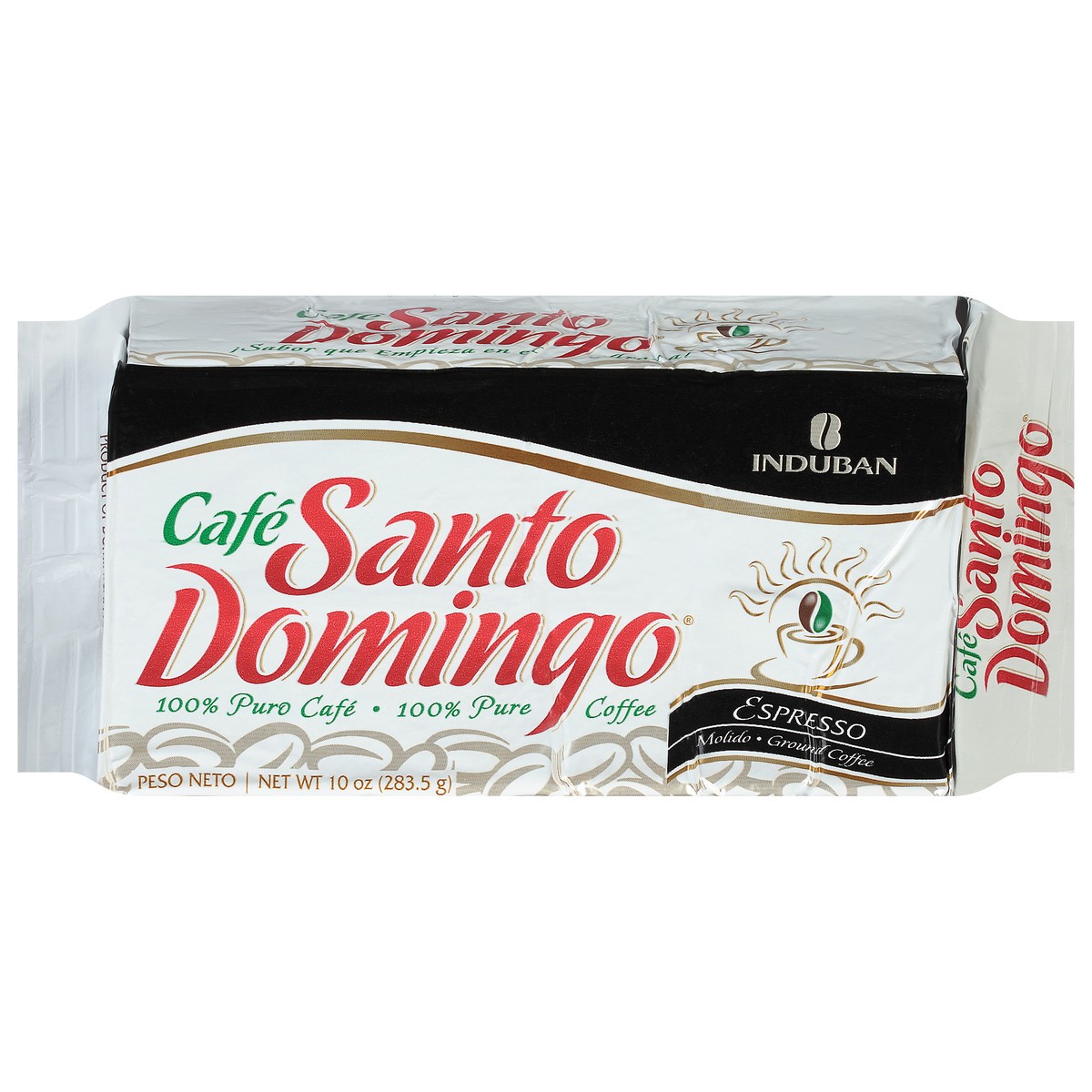 slide 1 of 1, Cafe Santo Domingo Ground 100% Pure Espresso Coffee - 10 oz, 10 oz