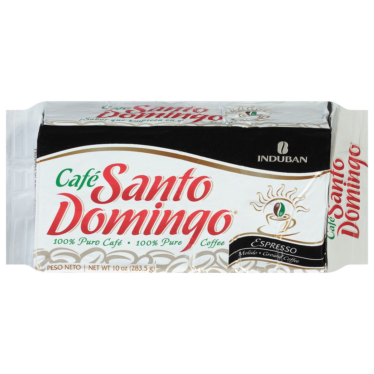 slide 1 of 1, Cafe Santo Domingo Ground 100% Pure Espresso Coffee 10 oz, 10 oz