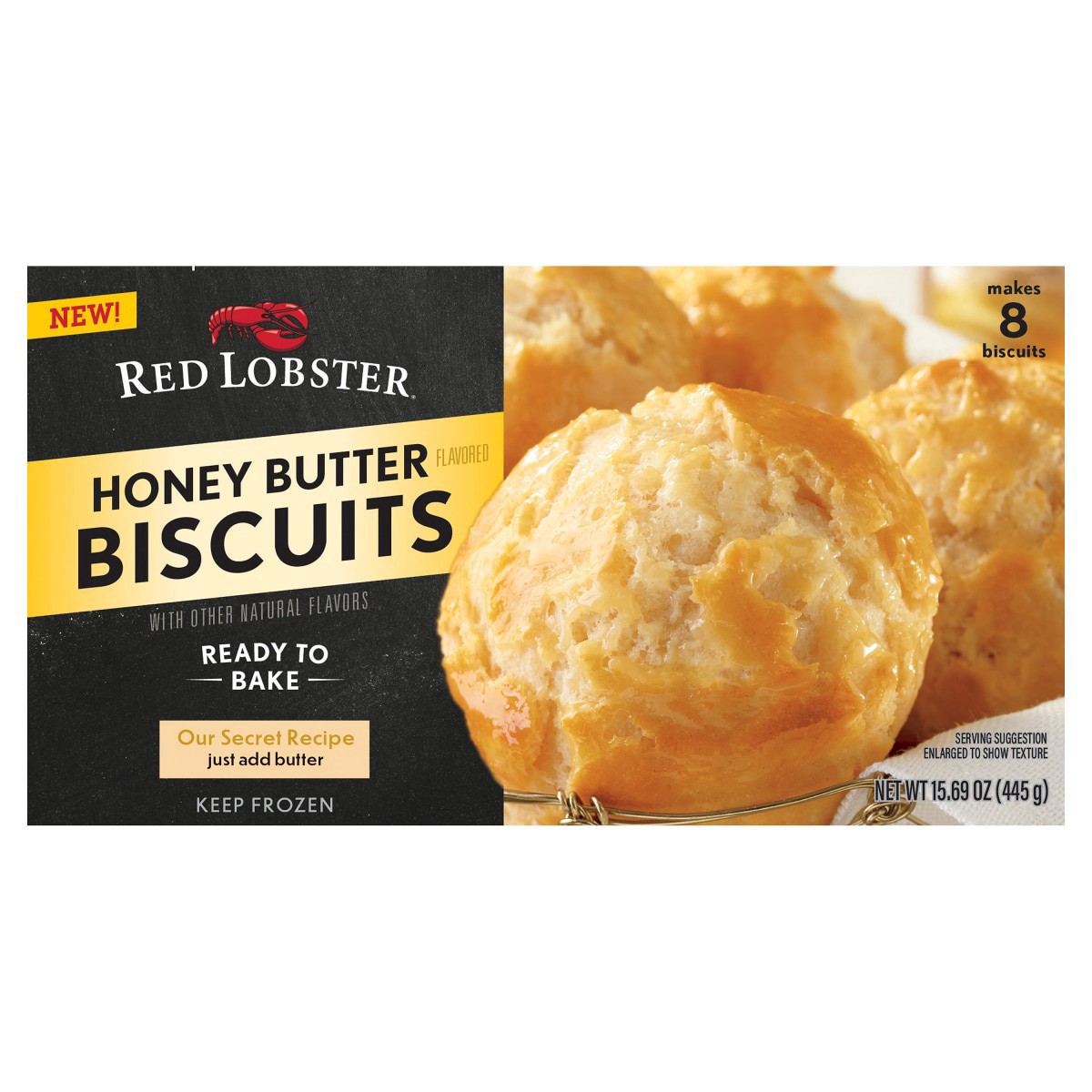 slide 1 of 1, Red Lobster Honey Butter Frozen Biscuits, 15.69 oz