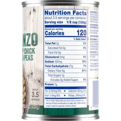 Kroger Garbanzo Beans Chick Peas
