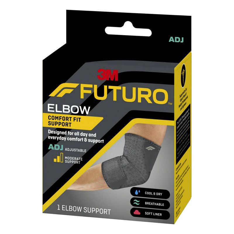 slide 3 of 3, Futuro Comfort Fit Elbow Support, 1 ct