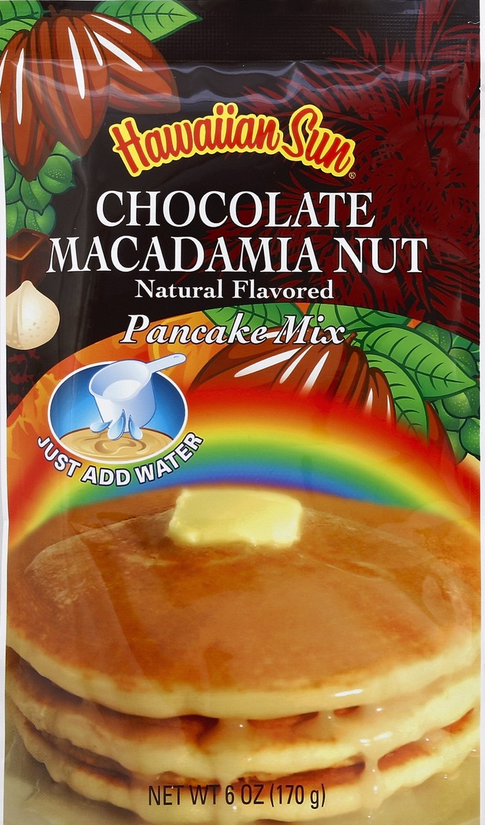 slide 2 of 2, Hawaiian Sun Chocolate Macadamia Nut Pancake Mix, 6 oz