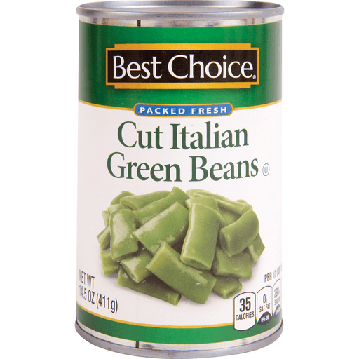 slide 1 of 1, Best Choice Cut Italian Green Beans, 14.5 oz