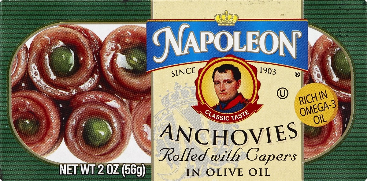 slide 1 of 1, Napoleon Anchovies 2 oz, 2 oz