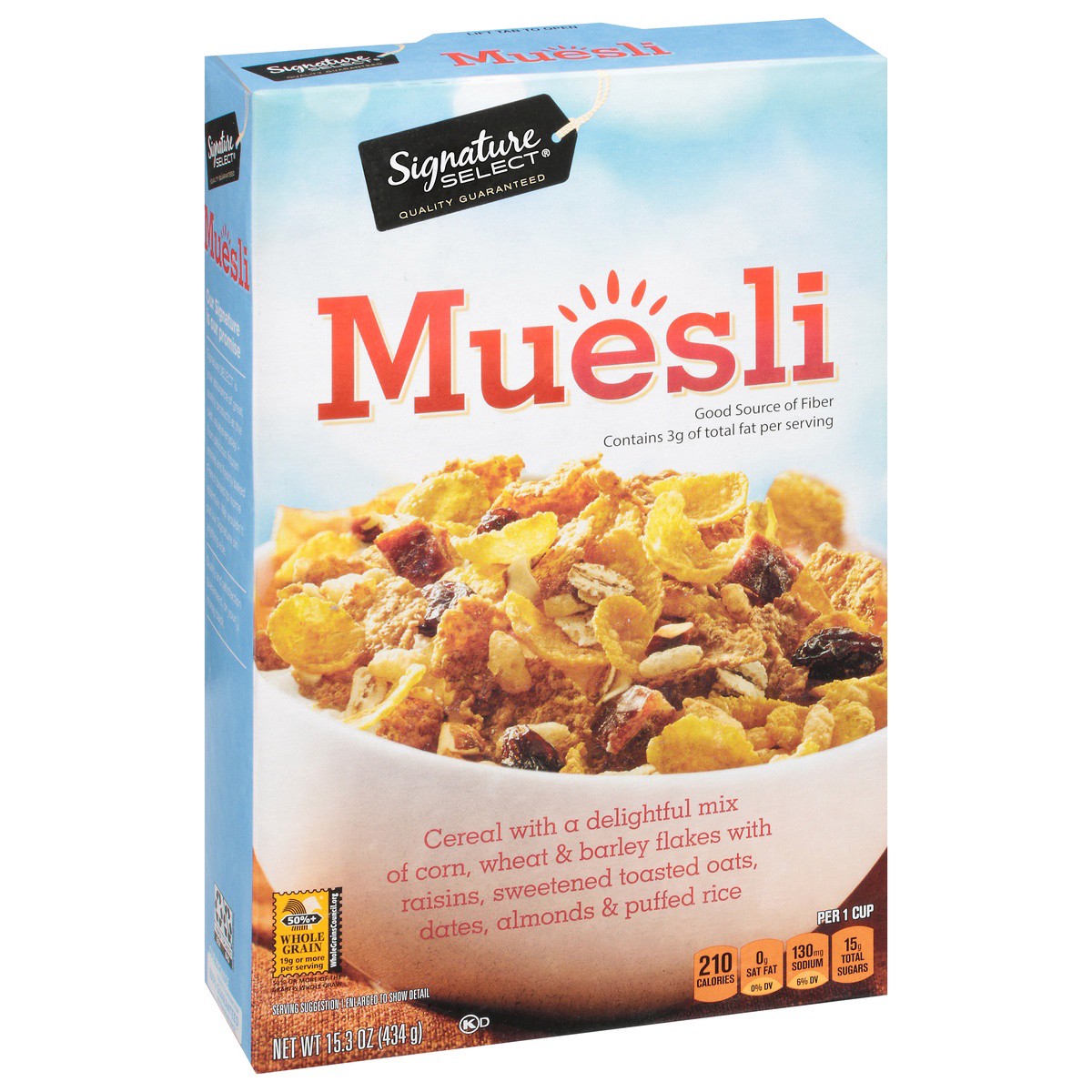 slide 1 of 9, Signature Select Muesli Cereal 15.3 oz, 15.3 oz
