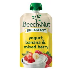 Beech-Nut Breakfast Toddler (12+ months) Banana Yogurt & Mixed Berry 3.5 oz