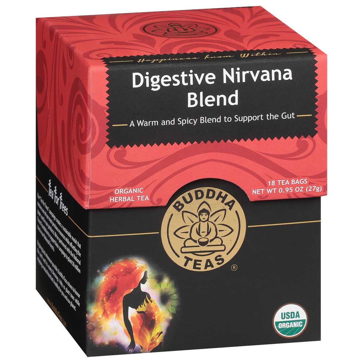 slide 7 of 9, Buddha Teas Digestive Nirvana Blend Tea - 18 ct, 18 ct