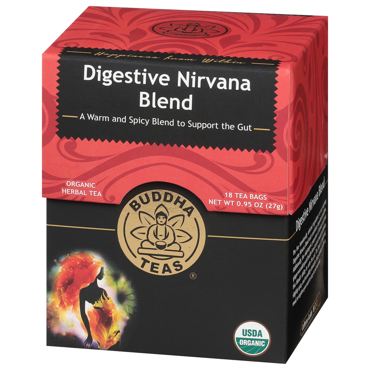 slide 5 of 9, Buddha Teas Digestive Nirvana Blend Tea - 18 ct, 18 ct