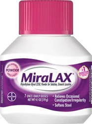 Miralax Laxative Powder For Gentle Constipation Relief